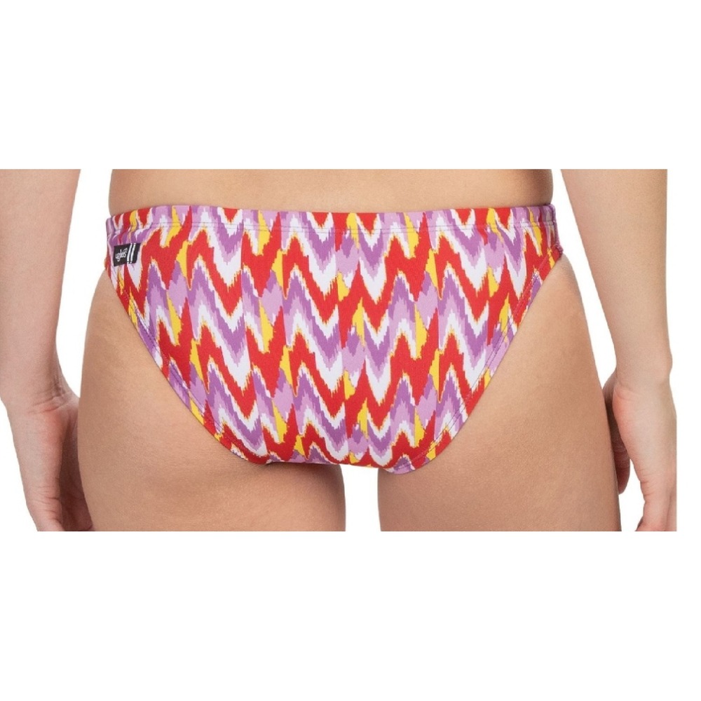 Dolfin Uglies Revibe Women S Vibrant Zigzag Red Pink Purple Bikini Swim Bottoms